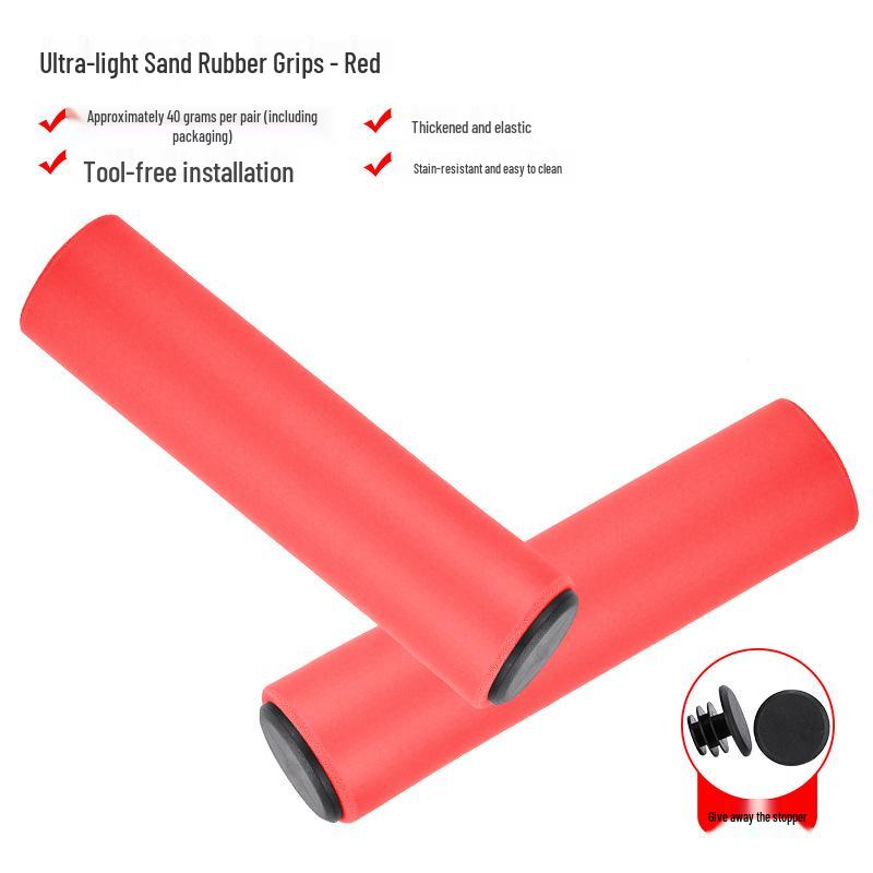 New Soft Silicone Handlebar Grips for Mountain Bikes