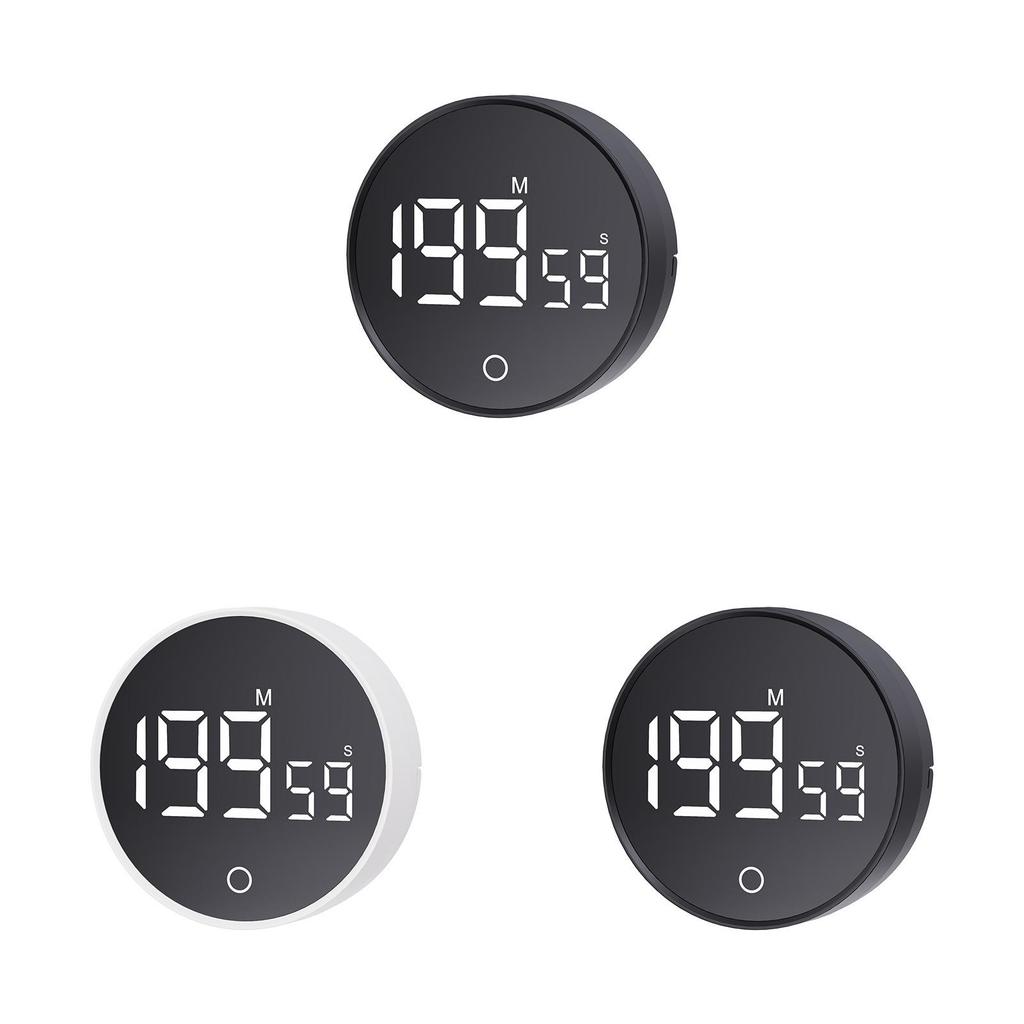 Moderní minimalistický magnetický digitální časovač s tichým upozorněním pro vaření v kuchyni a studijní úkoly