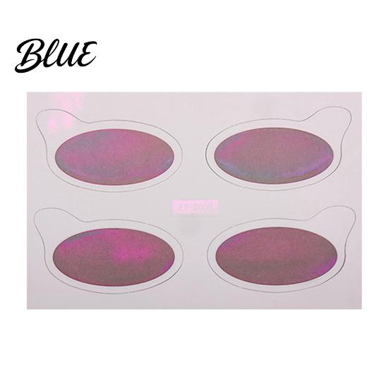 Fade-resistant Eye Shadow Patch Self-Adhesive Fast Makeup Stickers Waterproof Party Patch Glitter Fake for Festival Prom Smudge-proof