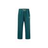Side Stripe Lace-Up Loose Woven Retro Sports Long Pants Casual Pants Unisex Pants Gem-Green 24SRC613UGL7