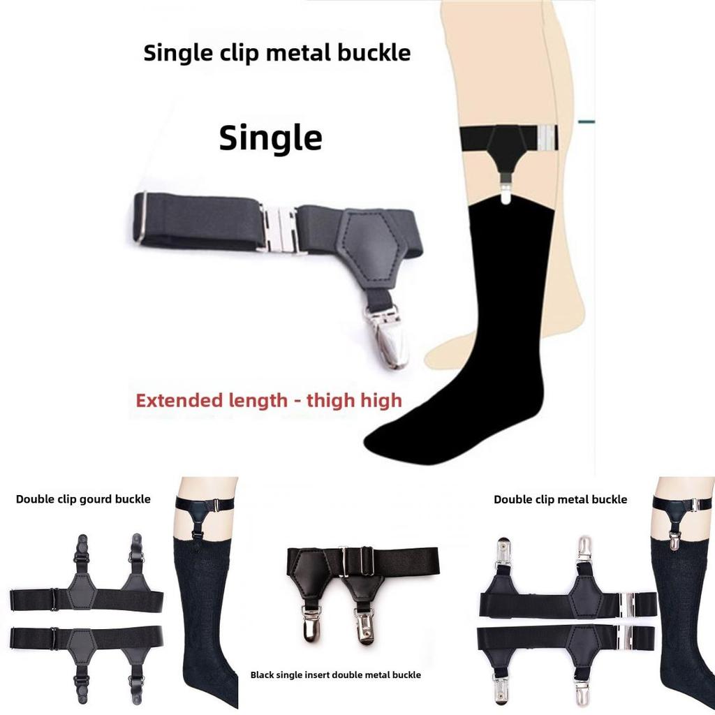 Beinring Jk Socken Damen Mittelsocke Clip mit Metallverschluss für Freizeitkleidung