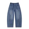 Boy's Retro Washed Patchwork Denim Jeans