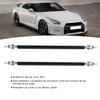 2pcs Adjustable Front Bumper Lip Splitter Strut Rod Tie Support Bar Stainless Steel