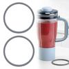 2 Pack Premium Blender Sealing Rings Waterproof and Long Lasting Blender Lid Gaskets Silicone Texture for Smoothie Maker