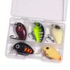 5Packaged Mini Fishing Lure Set2.8cm2gTopwater Bionic Wobbler Bait Fake Fishing Lure Suitable for Pike Perch