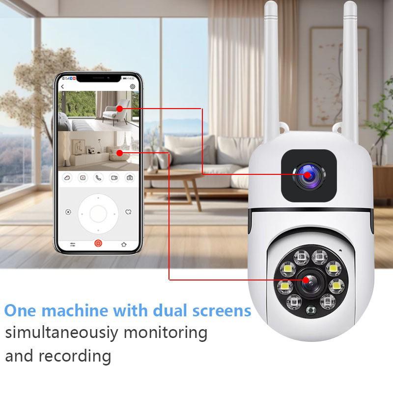V380Pro Indoor 4MP HD WiFi Surveillance Camera with Night Vision & Voice Intercom