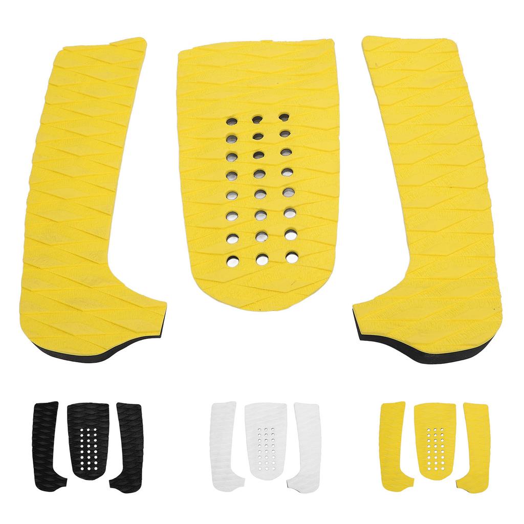 3PCS Surfboard Deck Traction Pads Anti Slip Front EVA Grip Pads for Paddleboard Longboard Shortboard