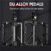 Ultralight Aluminum Alloy Bicycle Pedals 2 Sealed Bearings Bike Pedals AntiSlip Waterproof Wide