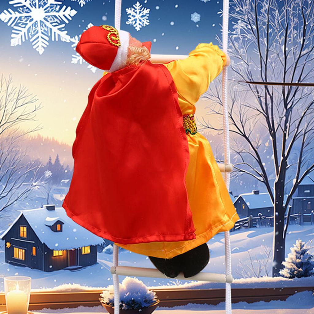 Vánoční stromek dekorace španělští králové lezoucí po žebříku závěsná ozdoba na stromy dveře zeď okno sváteční dekorace