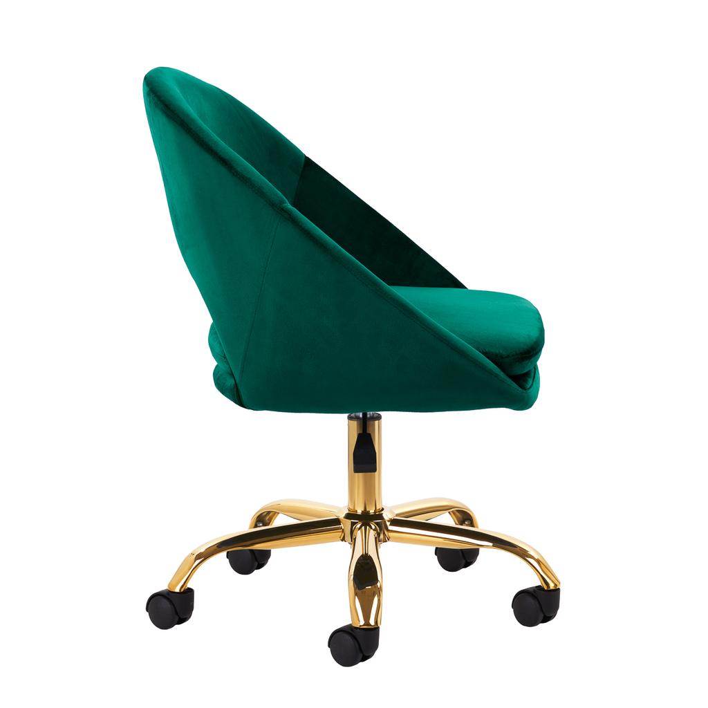 4Rico Swivel Chair Qs-Mf18G Green Velvet