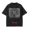 Maglietta Grafica Berserk Guts Vintage Lavata Oversize Uomo Donna Abbigliamento Estivo Cotone Manica Corta T-shirt Top