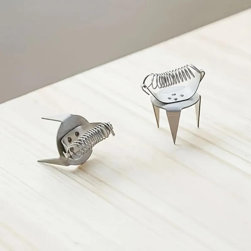 2pcs Pottery Glaze Tool, Fingertip Dip Glaze Clip, Stainless Steel Glaze Clip, DIY Teacup Clip