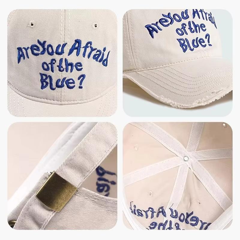 Korean Embroidery Letters Hip Hop Duckbill Hat Men Women Snapback Cotton Baseball Cap Outdoor Sports Dad Trucker Sun Hats