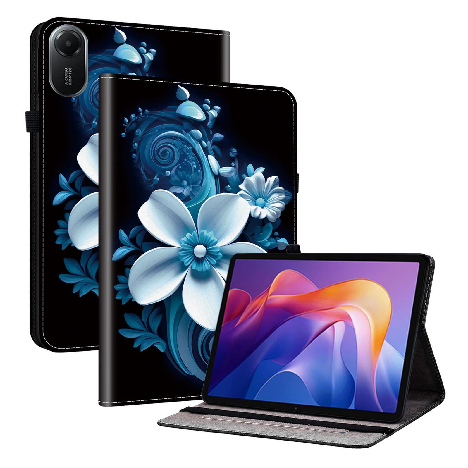 

Для Xiaomi Redmi Pad 2 Шкіряний чохол з принтом, підставка, чохол для планшета з відділеннями для карток F