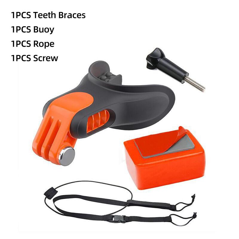 Suport de montare pentru aparate dentare Surf, pentru GoPro Hero 12 11 10 9 8 7 5 Insta360 X2 X3, accesorii pentru camere de acțiune DJI Osmo