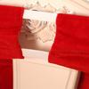 Christmas Chair Back Cover Christmas Chair Slipcovers Elf Santa Leg Shape Holidays