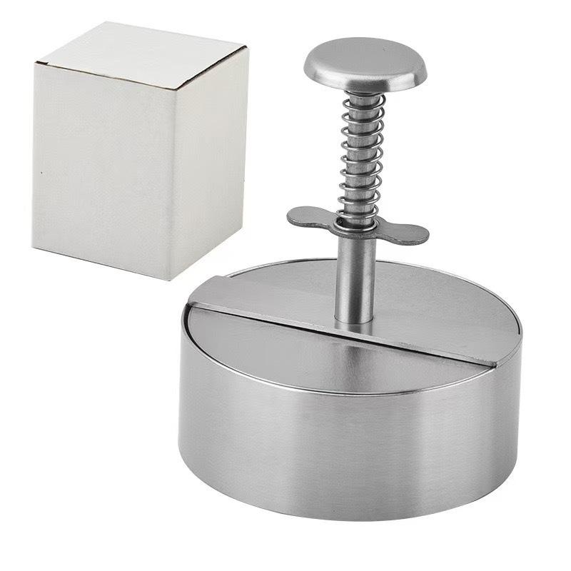 304 Stainless Steel Hamburger Meat Patties Press, Manual Meat Press, Rice Ball Mold, Kitchen Small Tool, Household Use