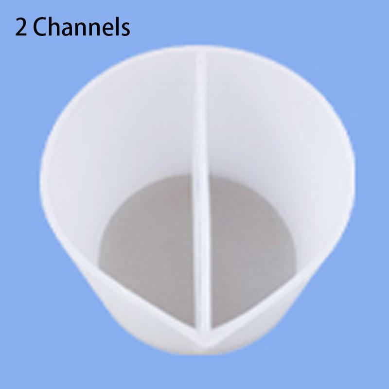 

Split Cup For Paint Pouring Reusable Fluid Art Split Cup Silicone Split Pouring Cup With Dividers For Acrylic Paint Resin DIY синий