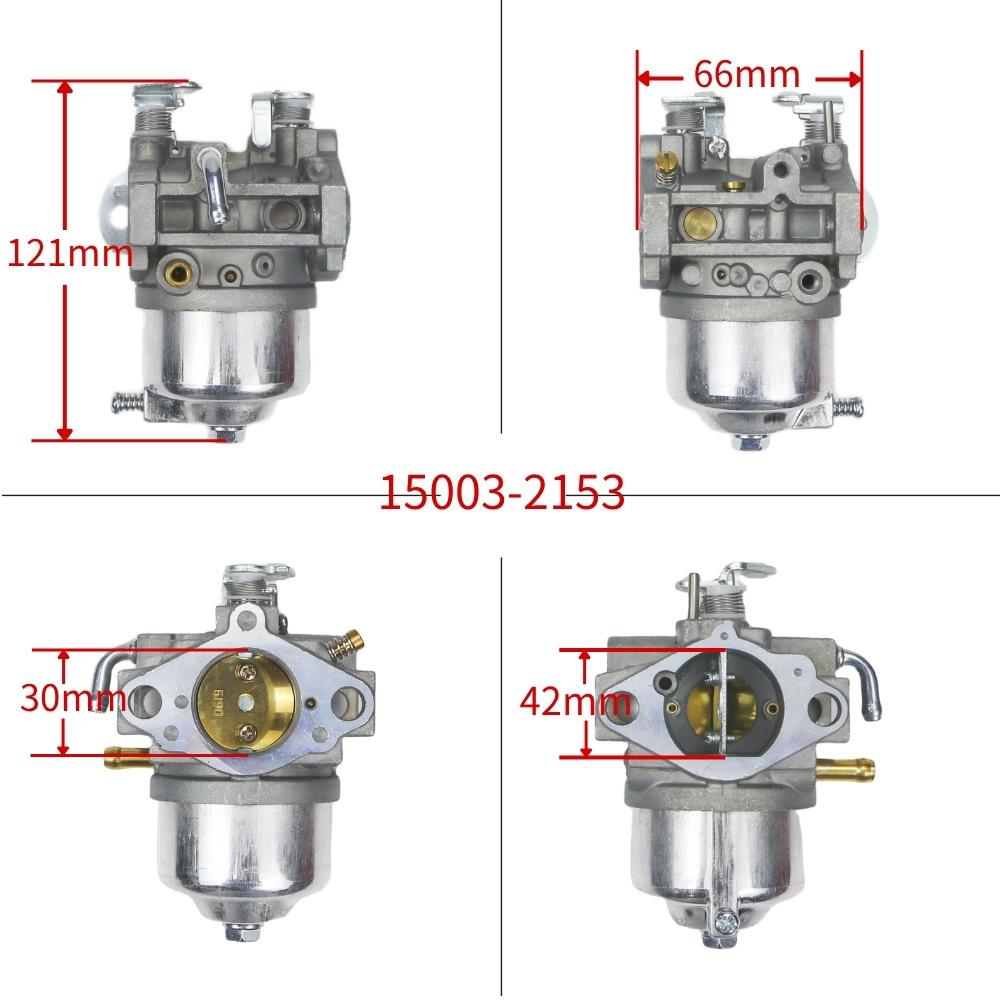 For FC420V 4-Stroke Engine - Carburetor Fits 15003-2153, 15001-2972, 15003-2154