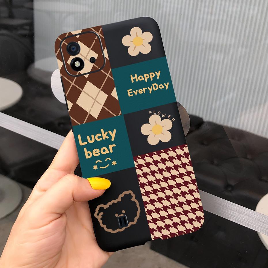 Lovely Pattern Phone Case For Realme C11 2021 C 11 2020 RMX2185 Macaroon Silicone Soft Cases Cover For Realme C11 (2021) RMX3231