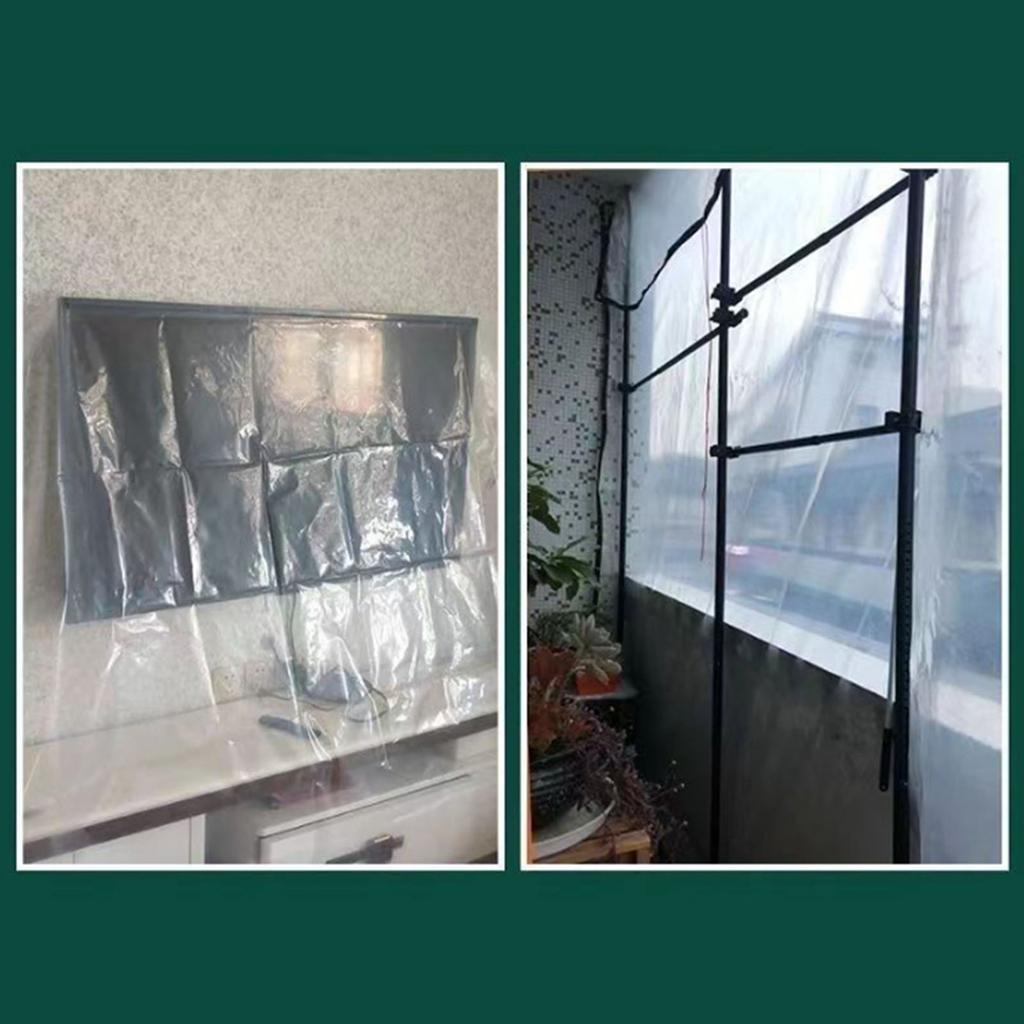 Tear Resistant Plastic Sheeting With Rustproof Grommets Tear Resistant Waterproofing Solution Suitable For Home Gardens
