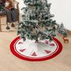 Christmas Tree Skirt Round Knitted Tree Base Apron Christmas Tree Skirt Scene Decoration Decoration Supplies