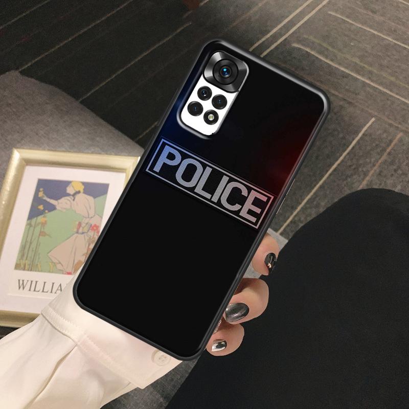 Police Funda For Xiaomi Redmi Note 14 9 10 11 12 13 Pro 9S 10S 11S 12S Redmi 13C 10C 12C 14C Case