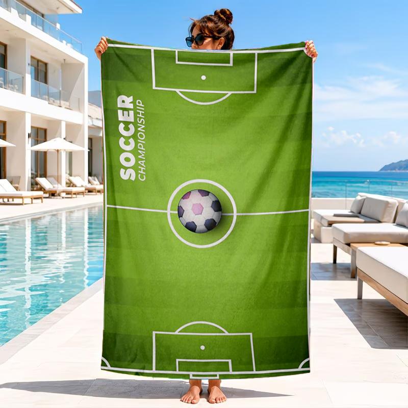 Basketball On Fire And Ice Beach Towel, Microfiber Beach Towel, Perfect For Pool, Beach, Travel, Home Decor Beach Party Fan Gifts