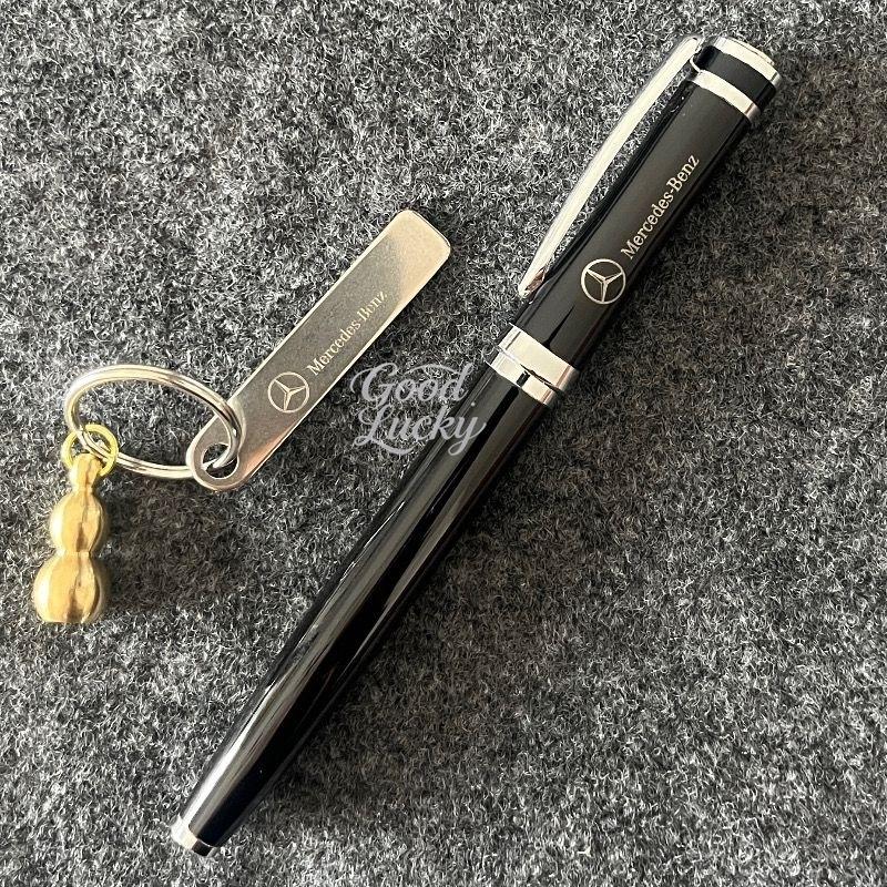 CQT1 New Emblem Metal Mercedes Benz Engraved Fountain Pen Gifts Souvenirs Signature Pens Business Ballpoint Pen School Supplies