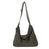 Borse a Spalla in Tela Mimetica da Donna Grande Capacità Borse a Tracolla Leopardate Unisex Pacchi Cott Stile Coreano Borse da Giorno Casual