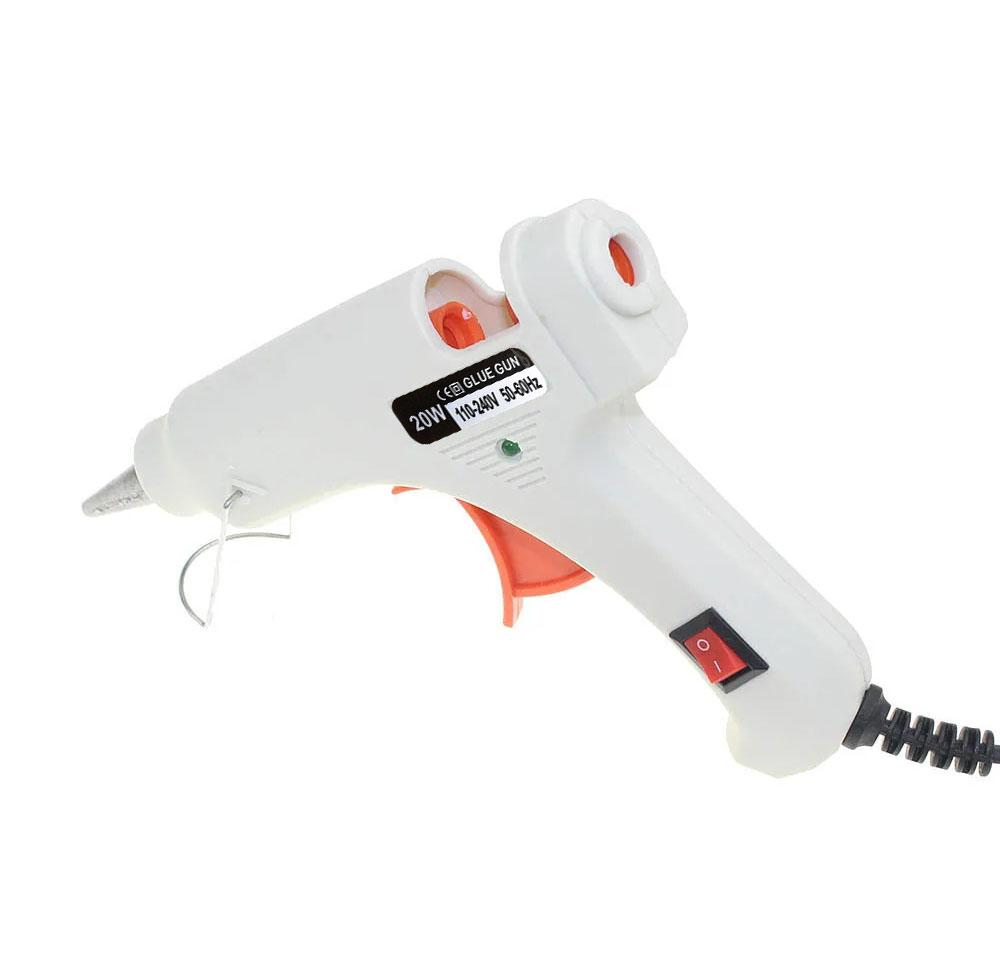 20W Hot Melt Glue Gun DIY Household Industrial Mini Guns Heat Temperature Electric Thermal Repair Tool For Use In 7mm Glue Bars