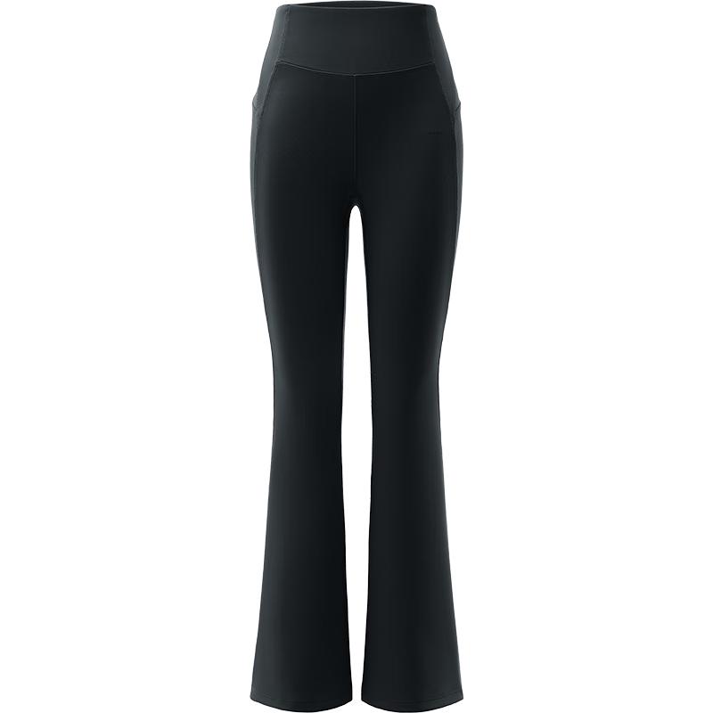 

Beneunder Women s High-Elastic Flare Leg Casual Pants S