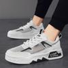 Thick-soled Heightening Men's Board Shoes Summer New Mesh Breathable and Comfortable Low-top Lace-up Versatile Casual Men's Shoes