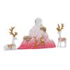 Resin Sitting Standing Deer Statues Reindeer Figurines Ornaments Mountain Rockery Sculpture for