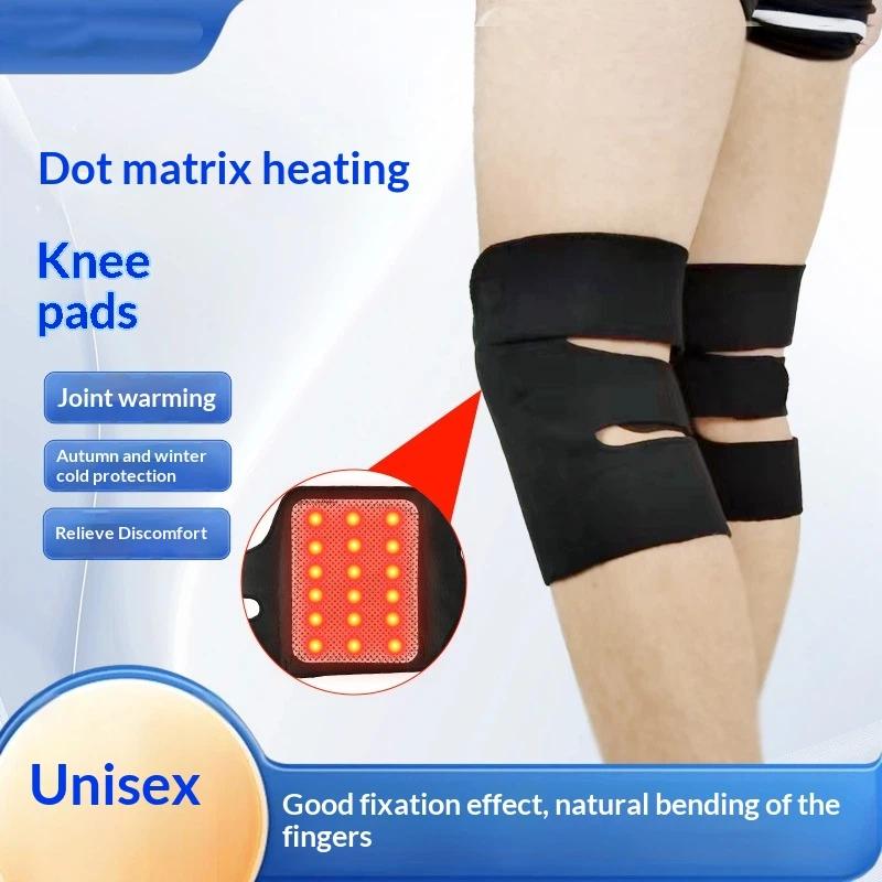 1 Pair Tourmaline Self Heating Knee Pads Magnetic Therapy Knee Pad Arthritis Brace Support Warm Protector Knee Protector Pads