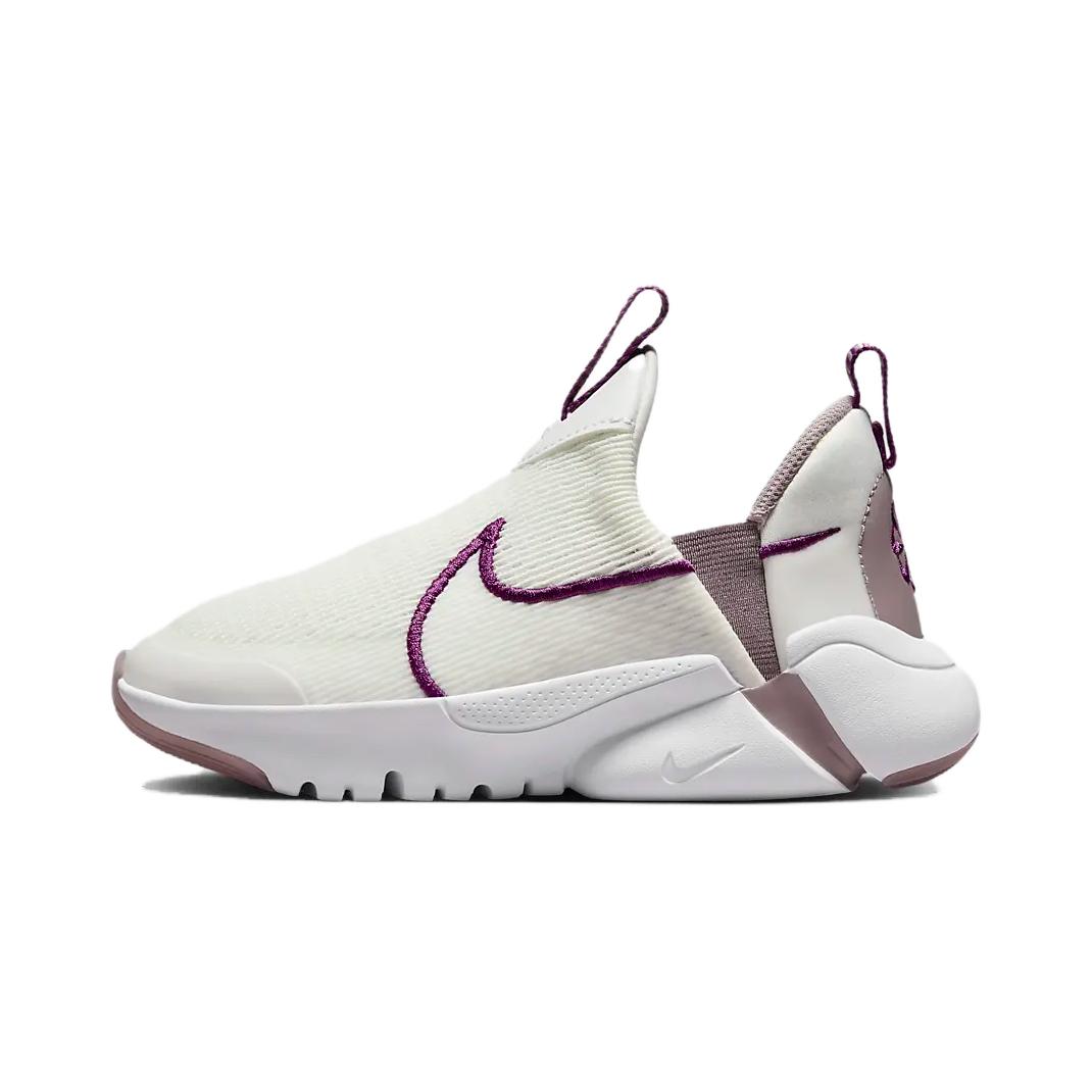

New Nike Flex Plus Cushioning Wear-Resistant Low-Top Kids Running Shoes White Purple Children Aged 3-7 Years Old DV9000-102 29.5