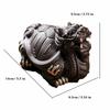 Ceramics Dragon turtle mascot Decoration Small Statue- Chinese characteristic  Suitable for home and office Longevity Decor