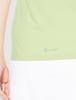 Adidas Golf Golf Three Sleeveless Mock Neck Almost Lime Women's Shirt, Stripes, Shirt, J/S