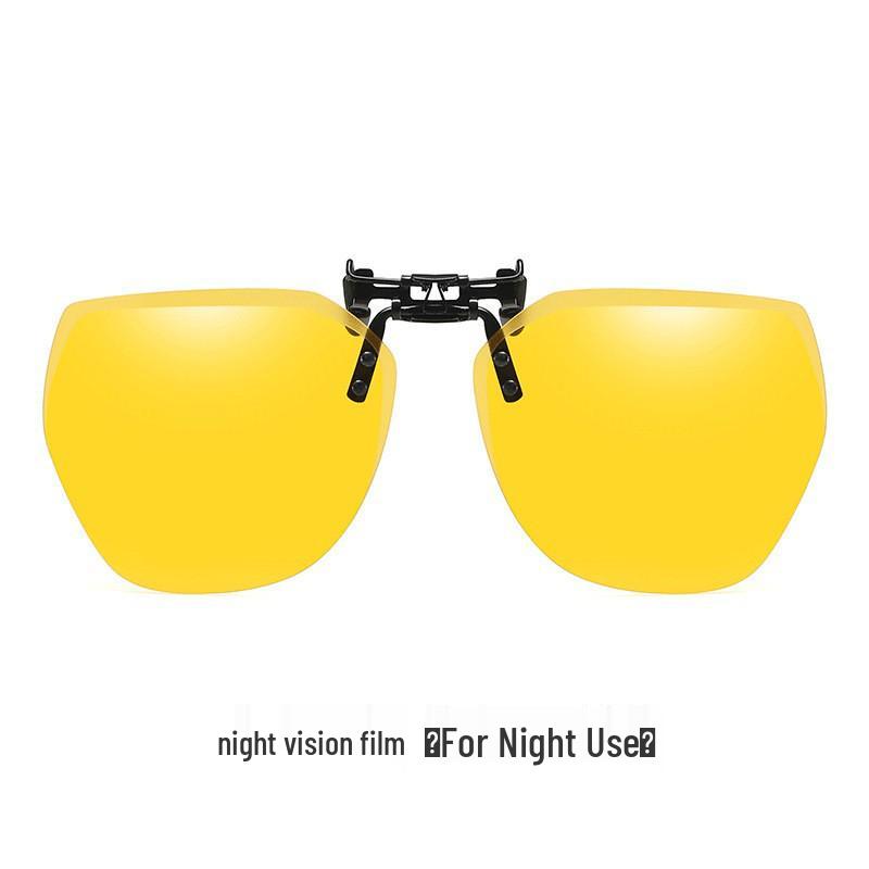 Rimless Polarized Clip-on Prescription Sunglasses: Fashionable Outdoor & Night Vision