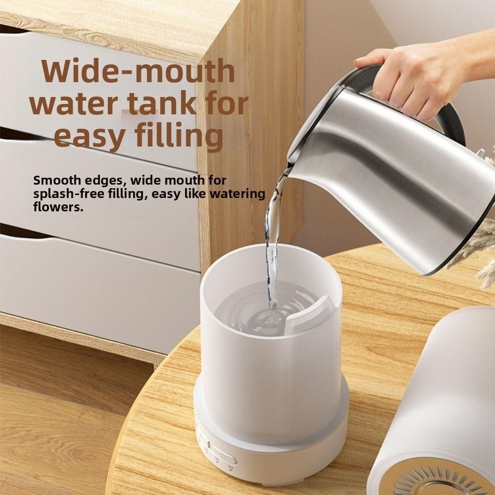 Quiet Portable Air Humidifier Creative LED Aroma Diffuser Cool Mist Air Purifier  Indoor