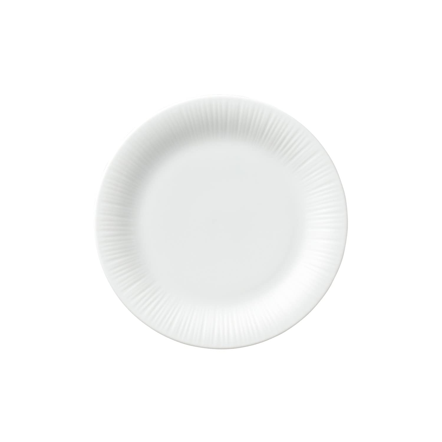 

Noritake 17cm Conifer Plate, Microwave and Dishwasher Safe, White Fine Porcelain (1708L/90012)