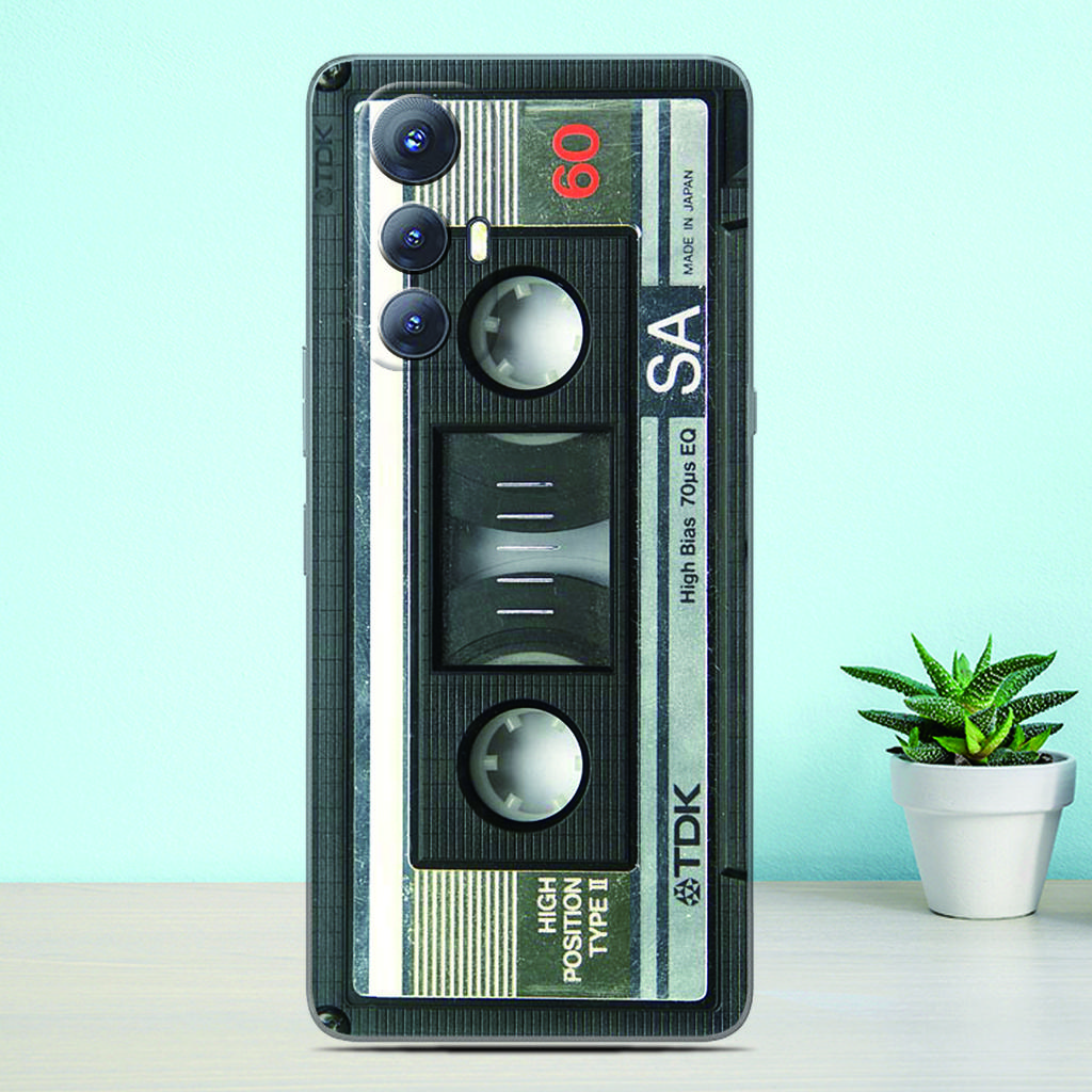 Music Tape Retro Phone Case For OPPO A6T A6x A6 A5 Pro 5G A5x A3 A3X A17 A17K 4G A78 A58 A54 A76 A57 A57s A2x Custom Photo Cover