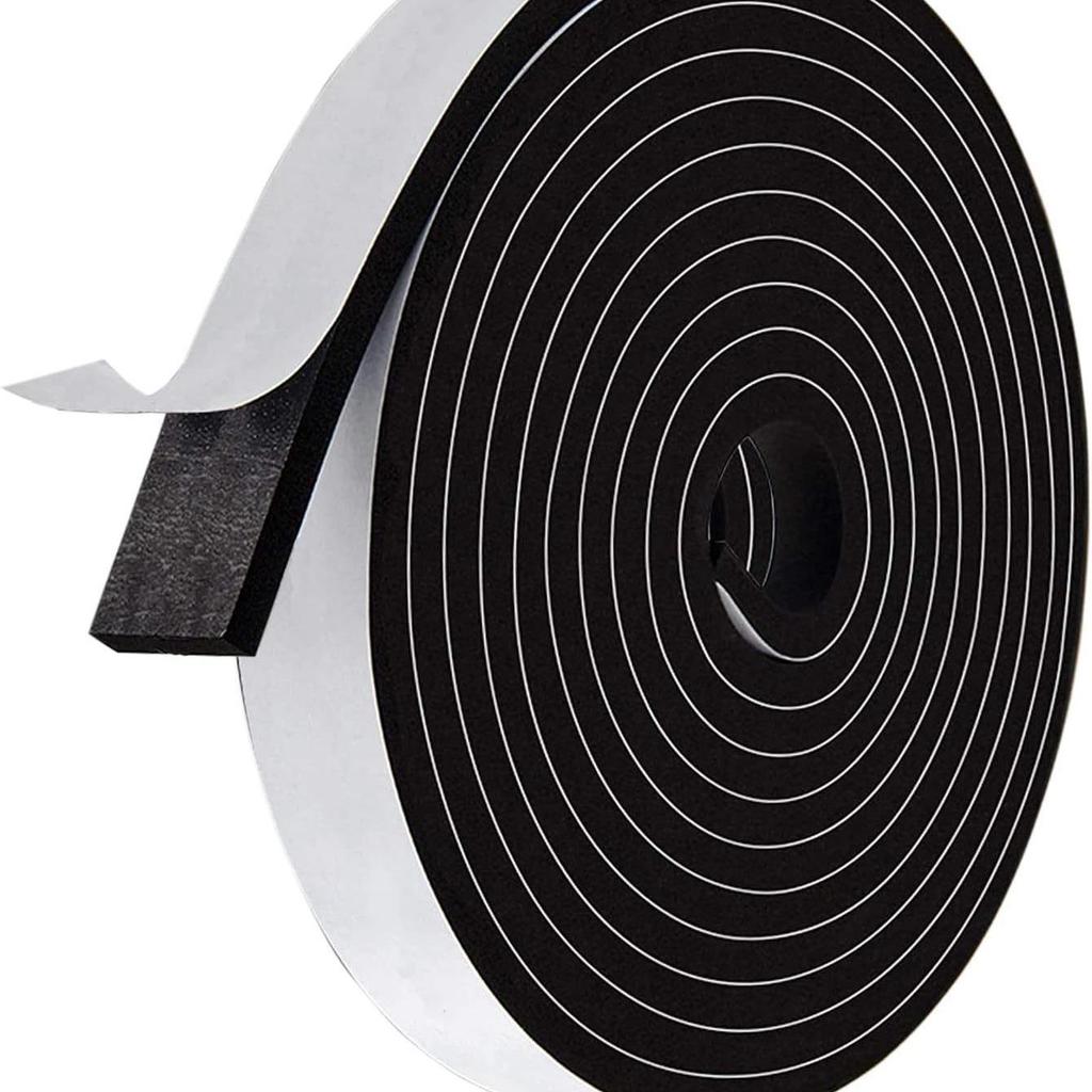 Gray Self-adhesive Foam Sealing Tape, 15mm & 30mm Strip