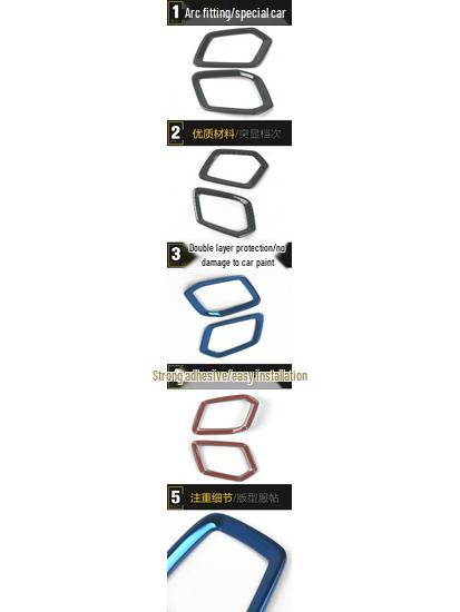 Compatible with 22 UNI-V models: Front Panel Air Outlet Decorative Frame for Car Air Conditioning Vent.