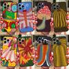 KUSAMA Art Phone Case For iPhone 16 15 14 13 12 11 Pro Max 12 13 Mini XR 15 16 Plus 16e Cover Coque