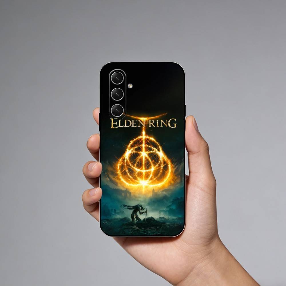 Game E-Elden Ring Phone Case For Samsung Galaxy A73,21,22,32,71,53,52,51,80,5G Soft Black Cover