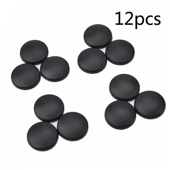 36× Car Interior Door Lock Screw Protector Cover Cap Trim Anti-Rust Accessories