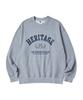 BUBBLPIECE Heritage Logo Sweatshirt_Grey