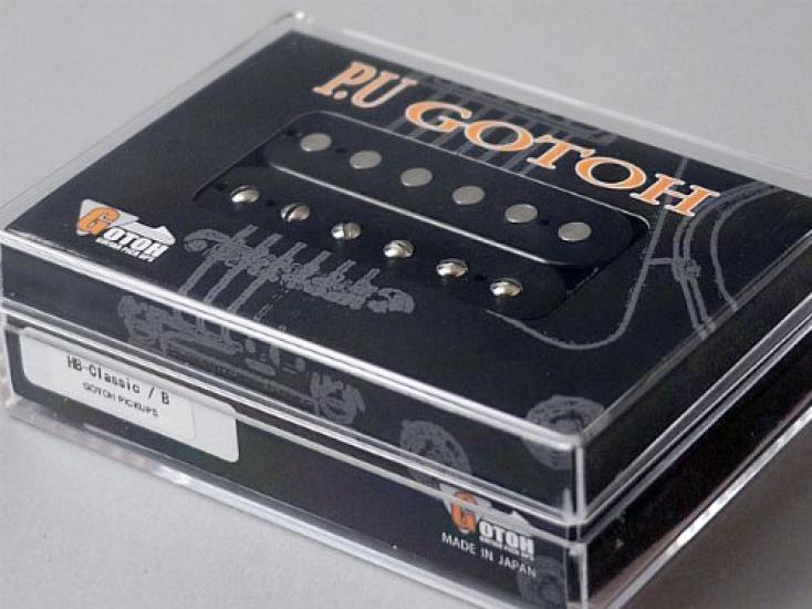 

[GOTOH Pickups]Японский хамбакерный звукосниматель HB-Classic для бриджа (для заднего) Черный цвет GTPU-HB-CLS-B