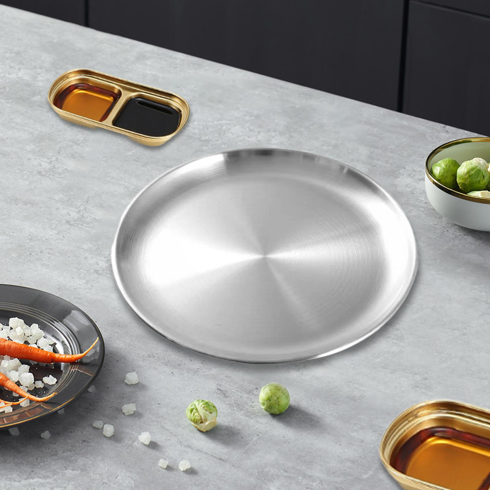 

Обеденная тарелка для кемпинга, круглая салатная десертная закуска для кухни 14cm